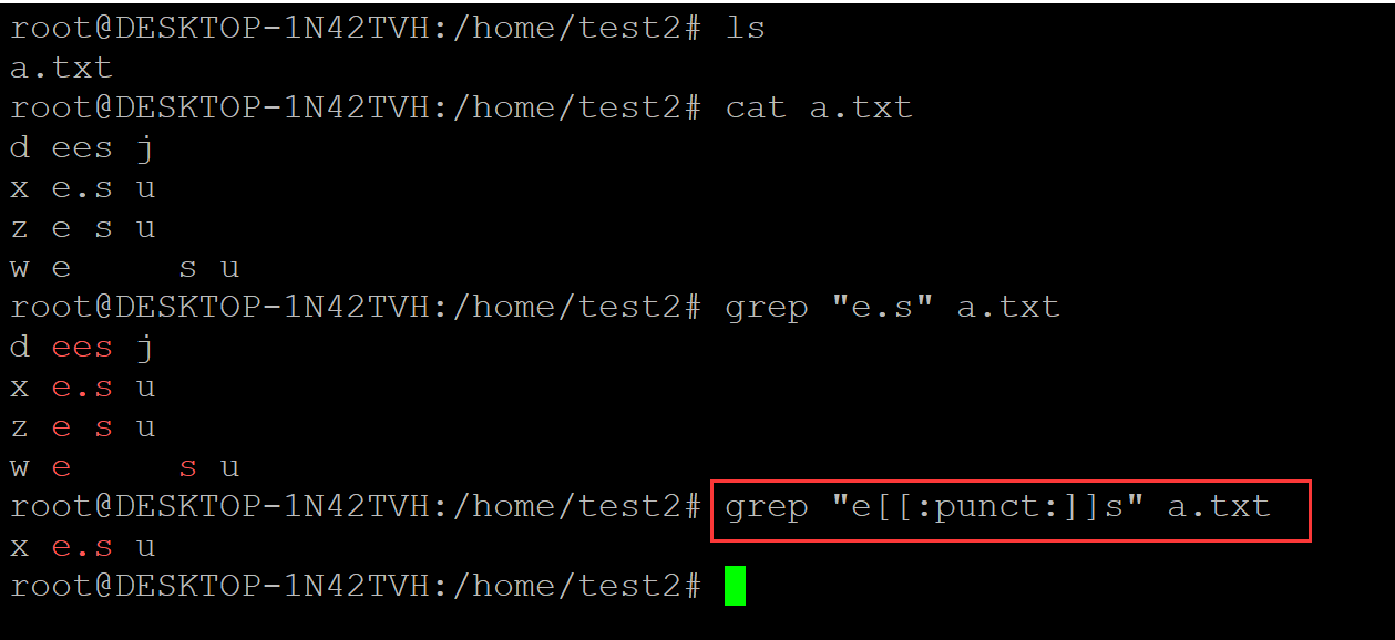 grep 匹配 正则表达式_unix grep -c 命令_unix系统grep匹配显示